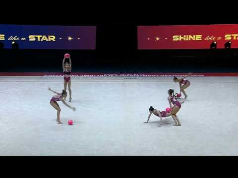 Junior Group Bulgaria 5 Balls All-around Qualifications. European Championships Baku 2022