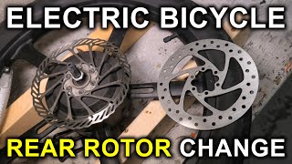 How To Replace Rear Brake Rotor And Pads On The Electric Bike? Detailed Tutorial!