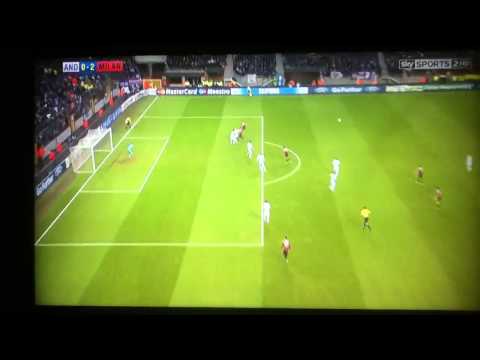 Mexes goal champions league vs anderlecht