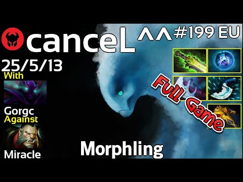 canceL^^ [King] plays Morphling!!! Dota 2 Full Game 7.21