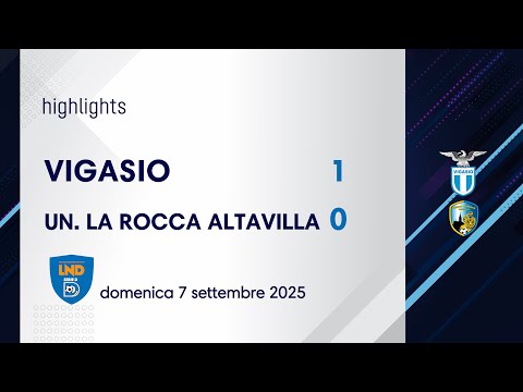 VIGASIO - UNIONE LA ROCCA ALTAVILLA 1-0