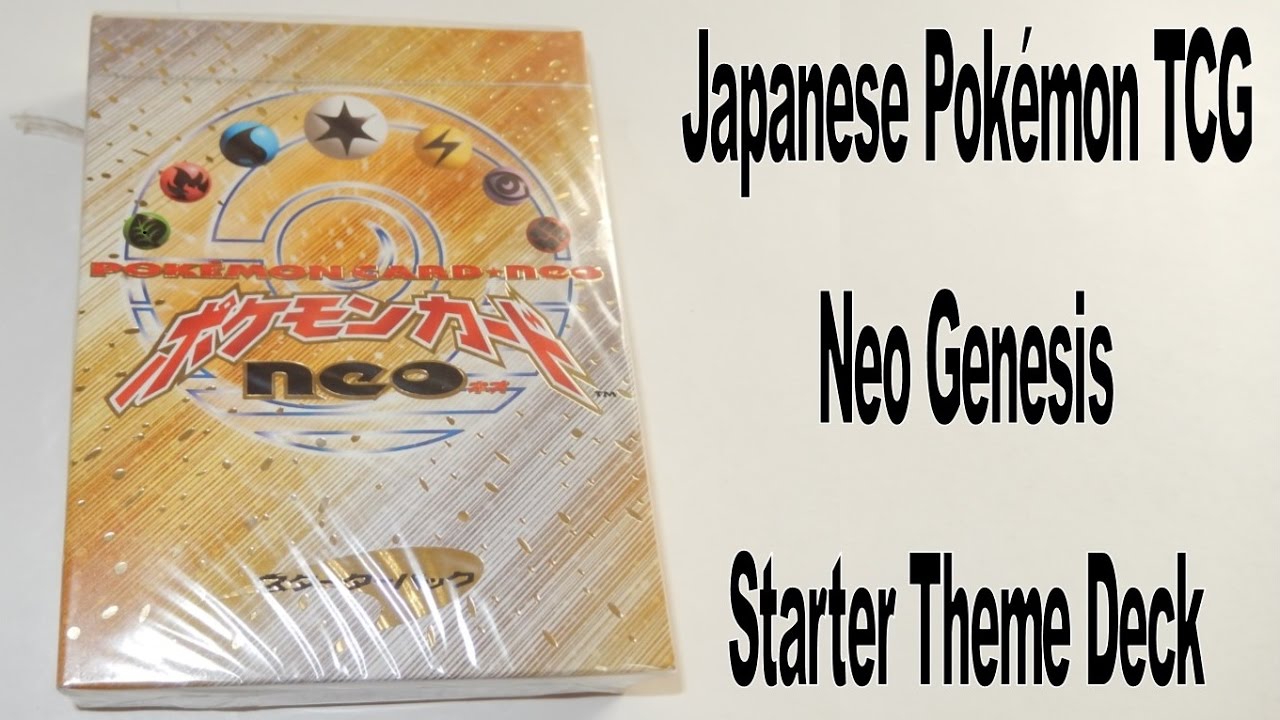 Japanese Neo Genesis Starter (Theme Deck Thursday)