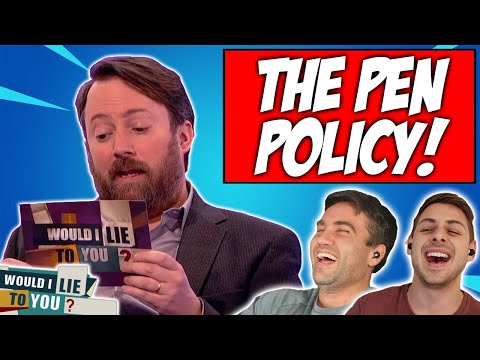 Does DAVID MITCHELL Have A 3 Point Pen Policy?! | WILTY Reaction