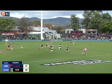Rd 10 Hostplus SANFL Snapshot - Port's Dante Visentini goals on the run from 50m