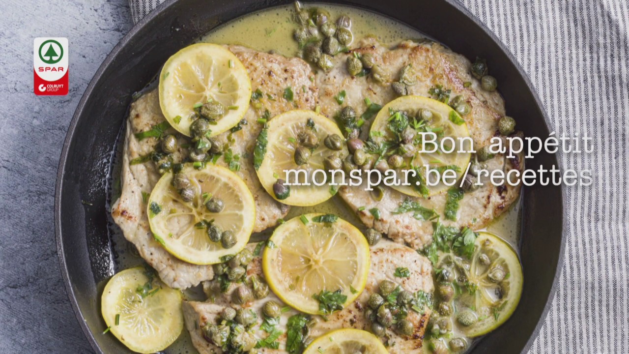 Piccata au citron et câpres