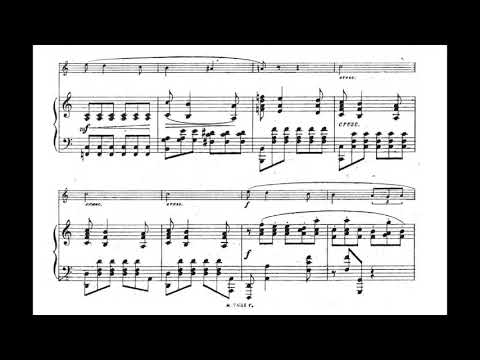 Alexander Scriabin - Romance for horn and piano (1890) [with score]