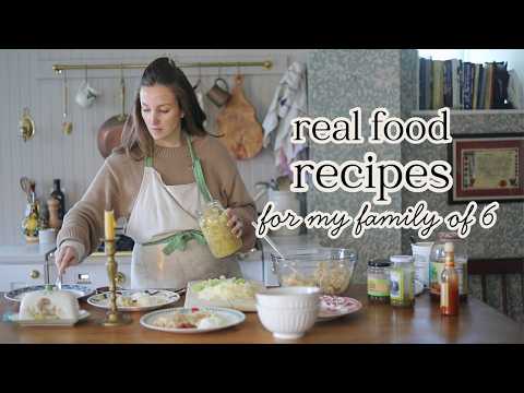 Healthy go-to dinner ideas for busy weeknights | 4 simple real food recipes my family loves!