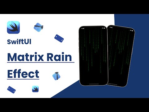 SwiftUI: Matrix Rain Effect - Animation Challenge - Xcode 15.4 - SwiftUI Tutorials