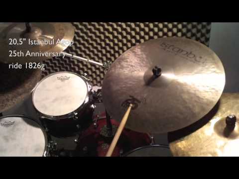 Ride cymbal video blog #15 - 20,5" Istanbul Agop 25th Anniversary ride 1826g