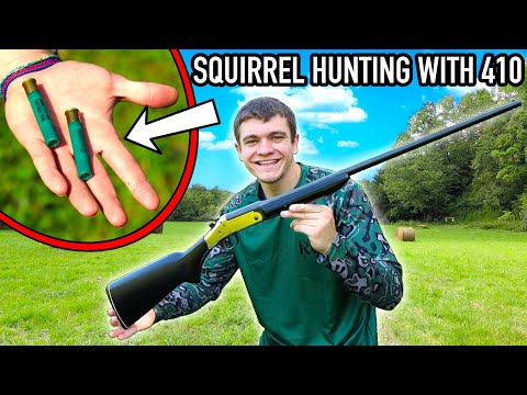Squirrel Hunting with 410 Shotgun!