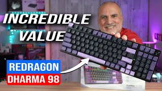 AMAZING VALUE! Redragon DHARMA 98 K740 Pro Mechanical Keyboard
