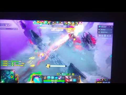 Dota2 - Storm spirit - Fountain Snipe Tripal kill.