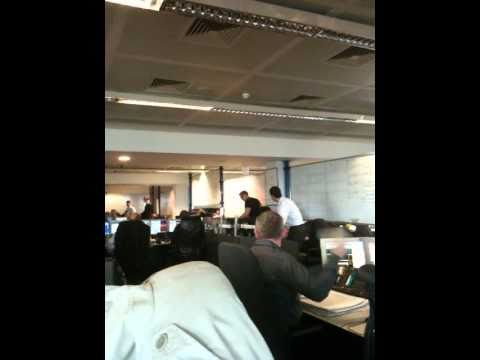 Brian leaving work early...