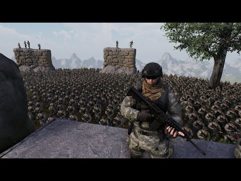 U.S. Modern Soldier vs Zombies 4 Nuke Distorted Every Army - Ultimate Epic Battle Simulator 2