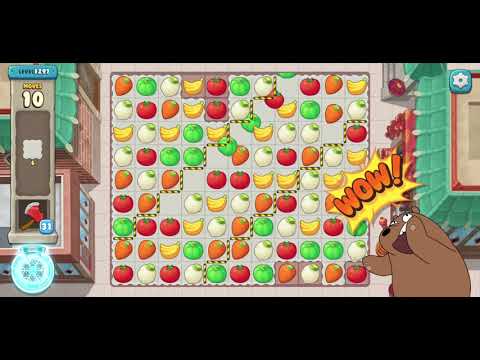 We Bare Bears Match3 Repairs Level 1297 - No Boosters