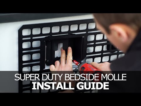 Ford Super Duty Bedside MOLLE Install Guide