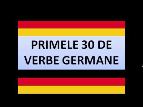 TOP 30 German verbs | learn German