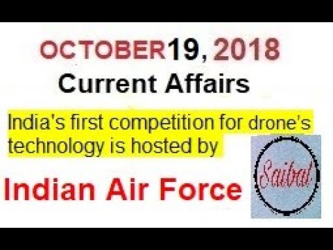 #23| 19 October 2018 Current Affairs with explanation | Daily Current Affairs in English