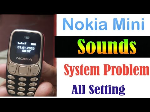 Nokia mini phone sounds setting/Nokia mini mobile all Sounds system