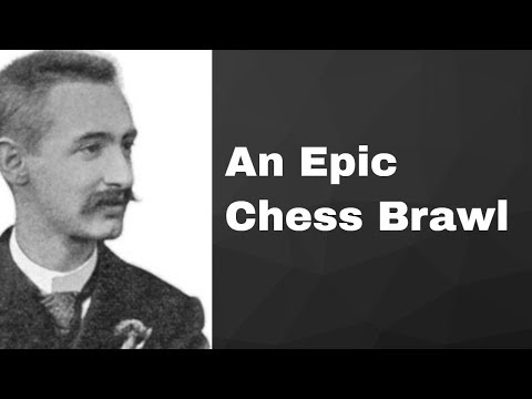 An epic chess brawl | Caos on board | Schlechter vs Herzfeld: Vienna 1893