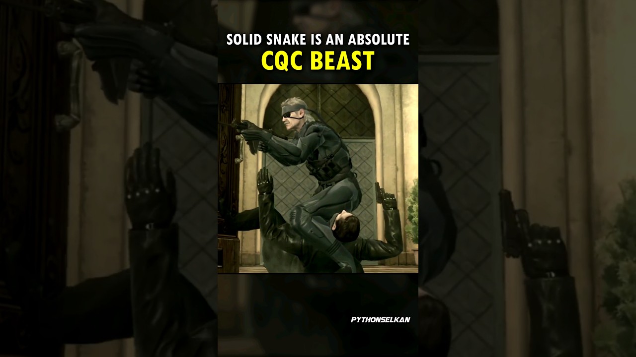 SOLID SNAKE IS A CQC BEAST! 🔥