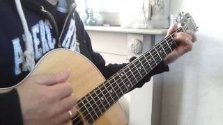 The Worker - Fischer Z cover on guitar