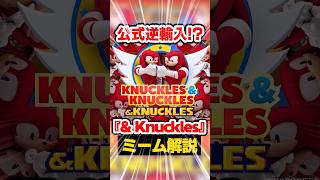 公式も輸入！？伝説のミーム「& Knuckles」がカオスすぎるwww