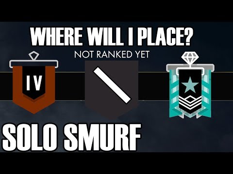 Solo Smurf: The Final Placement Match - Rainbow Six Siege (White Noise)