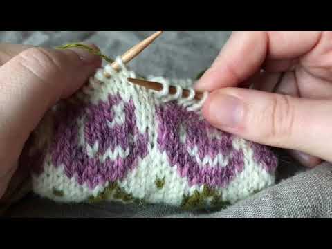 Julvanten 2021 - Sticka med två färger