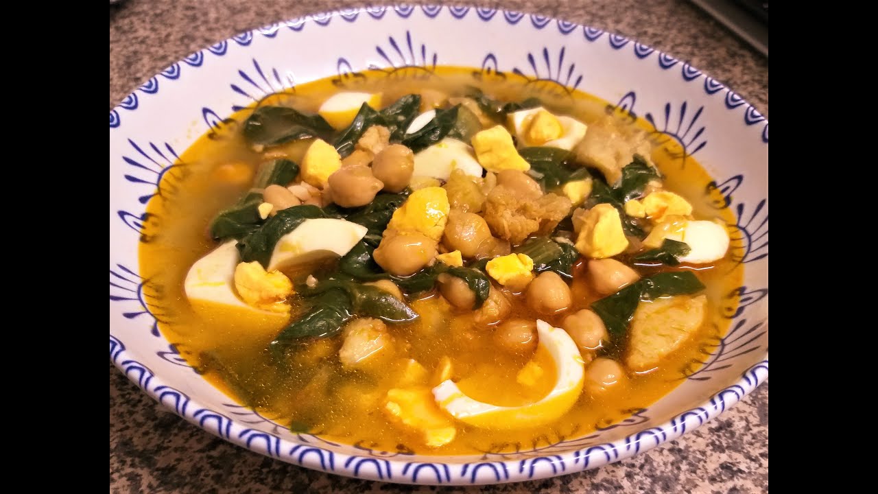 Watch Potaje de garbanzos de vigilia con bacalao y acelgas, recetas de semana santa. Now Potaje de garbanzos de vigilia con bacalao y acelgas, recetas de semana santa.