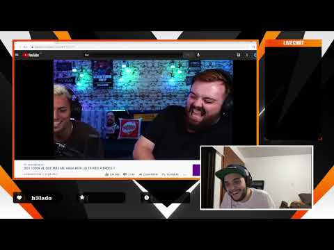 Les dejo aquí la reacción al si te ríes pierdes de #ibai