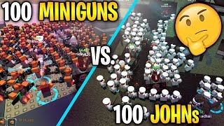 Tower Defense Simulator Cowboy Vs Minigun Thủ Thuật Máy - 