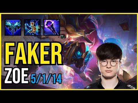 FAKER - ZOE vs ORIANNA Mid - KR Grandmaster - Patch 11.5
