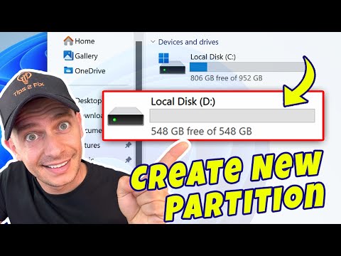 How to Create New Partition D: Drive on Windows 11 (Easiest Method)