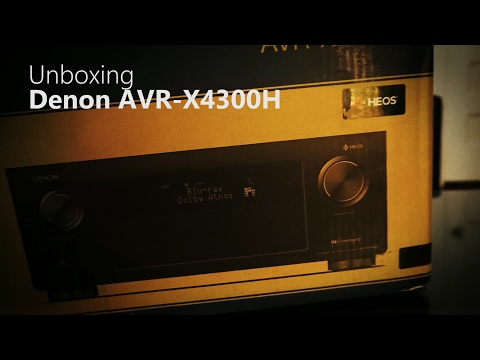 Unboxing The Denon AVR-X4300H Atmos, DTS-X 9.2 Channel Receiver