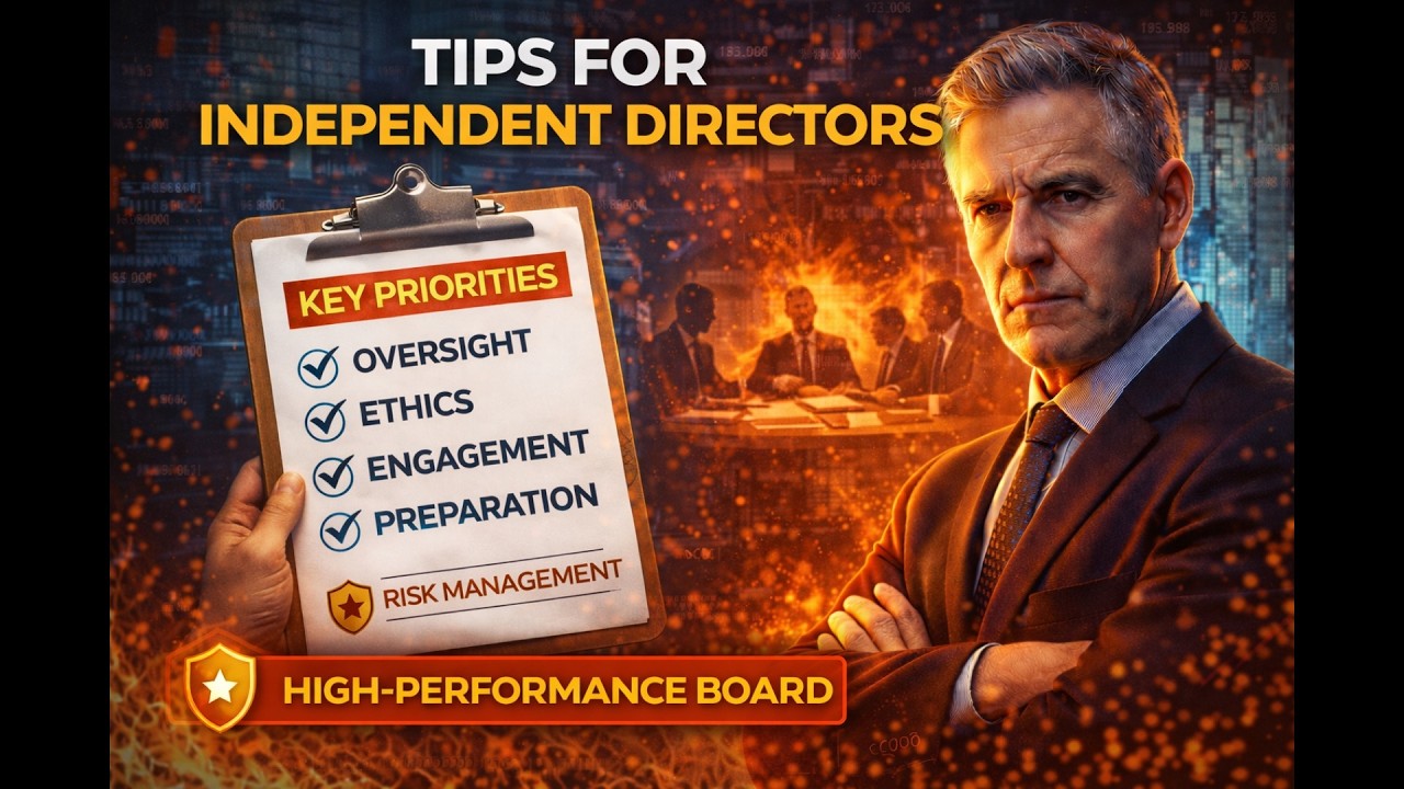 Independent Directors Explained: The Board Role That Protects Governance