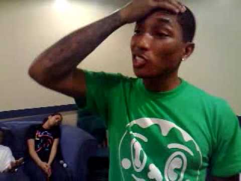 Pharrell making fun of Busta with Premo