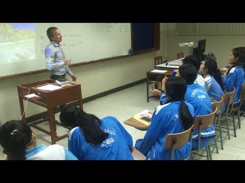 Teaching English to nursing students in Bangkok.