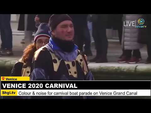 Venice 2020 carnival boat parade