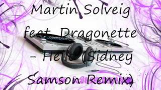 Martin Solveig feat. Dragonette - Hello (Sidney Samson Remix)