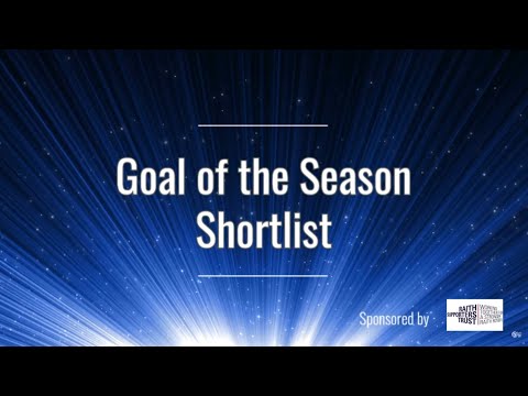 Goal of the Season Shortlist