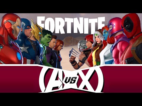 Avengers vs X-Men in Fortnite | Epic 6v6 Battle!