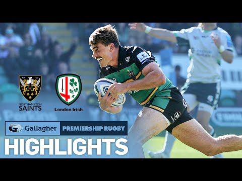 Northampton v London Irish - HIGHLIGHTS | Saints Star in Second-Half | Gallagher Premiership 2022/23