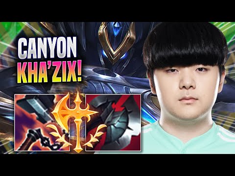 CANYON IS SO CLEAN WITH KHA'ZIX! - DK Canyon Plays Kha'zix JUNGLE vs Lee Sin! | Season 2022