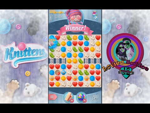 Knittens - Sweet Match 3 Puzzles & Adorable Kittens - Level 506 - 510 - Gameplay - New Levels