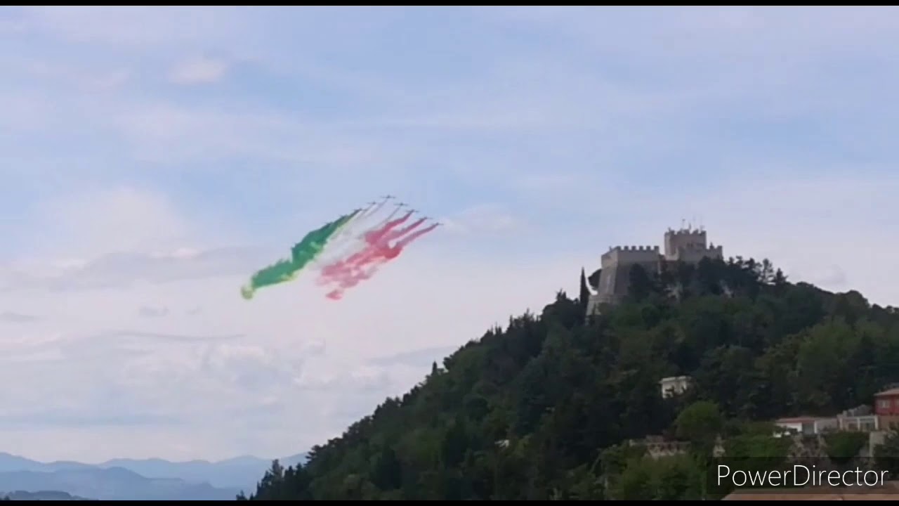 Le frecce tricolori a Campobasso