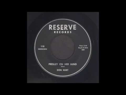 Don Hart - Presley On Her Mind - Rockabilly 45