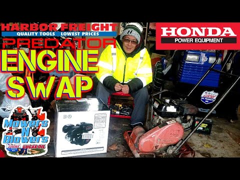 MIKASA HONDA GX160 MULTIQUIP PLATE COMPACTOR TAMPER HARBORFREIGHT PREDATOR 212CC 6.5 ENGINE SWAP FIX