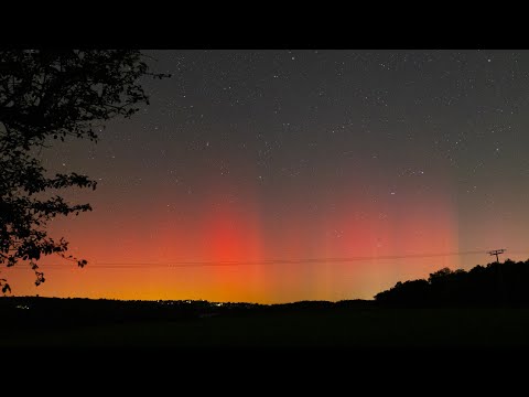 Polarlicht über Süddeutschland 25.09.2023