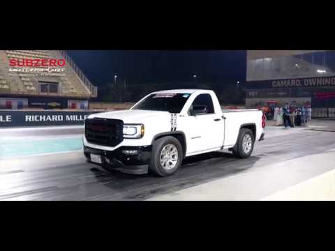 GMC Sierra with Whipple Superchargers Running Time 11.8sec | Subzero Motorsports